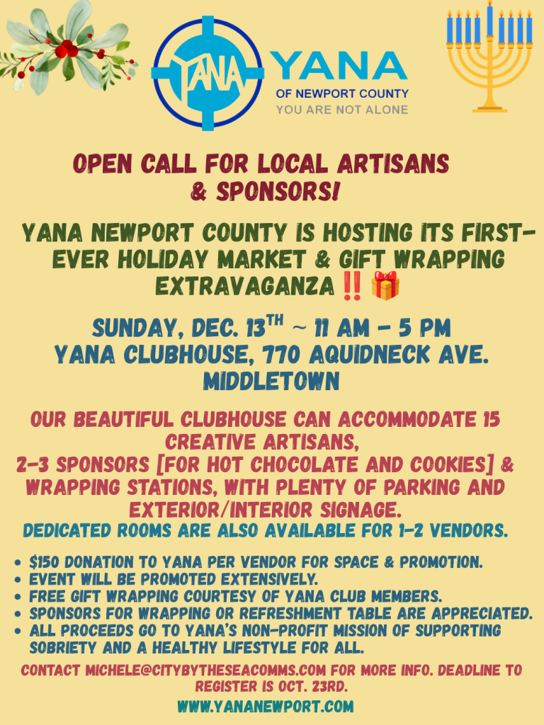 Call for Artisans Sponsor YANA Holiday Market 12.13.2026